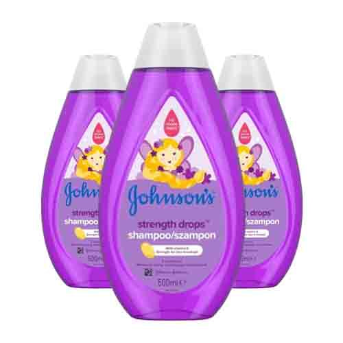 Johnson's Shampoo Strength Drops – Sanfte Reinigung 500ml