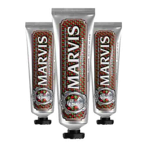 Marvis Zahnpasta Sweet & Sour Rhabarber – Frischer Atem 85ml