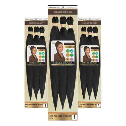 Smart Braids Haarverlängerung Pre Stretched 3x – 28 Zoll 100g