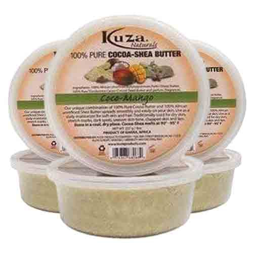 Kuza Naturals Sheabutter mit Coco-Mango – 100% Natürlich 227g