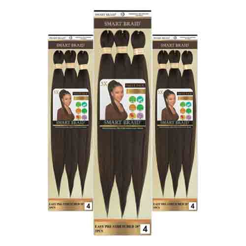 Smart Braids Pre Stretched 3x – 28 Zoll #4 – Hochwertig 300g