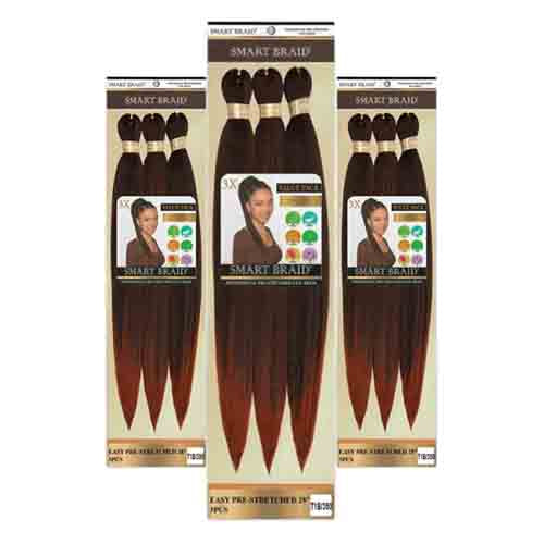 Smart Braids Zopf Haarverlängerung 28 Zoll TB/350 – Vorrausgestreckt 150g