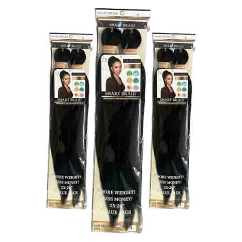Smart Braids Haarverlängerung Pre Stretched 2x – Einfaches Styling 200g