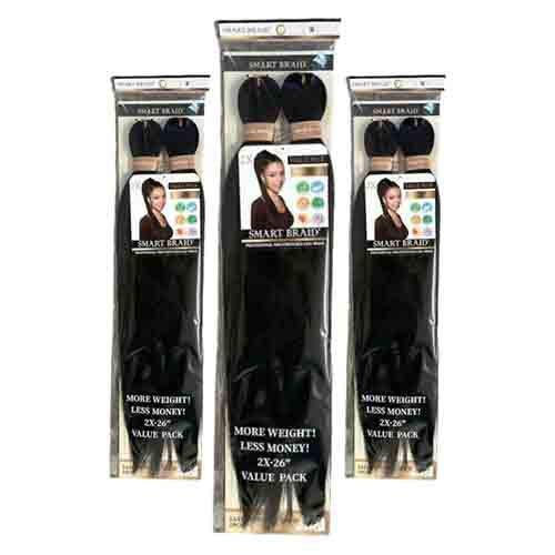 Smart Braids Haarverlängerung Pre Stretched 2x – Leicht 200g