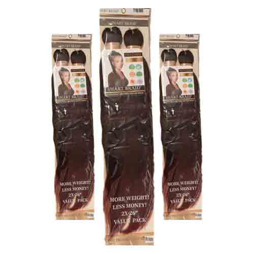 Smart Braids Haarverlängerung Pre Stretched 2x T1B-900 – 100g