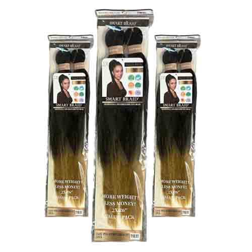 Smart Braids Haarverlängerung Pre Stretched 2x T1B-27 – 100g