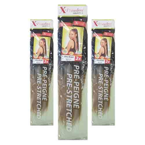 X-Pression Pre-Stretched Braid T2-27 – Hochwertig 100g