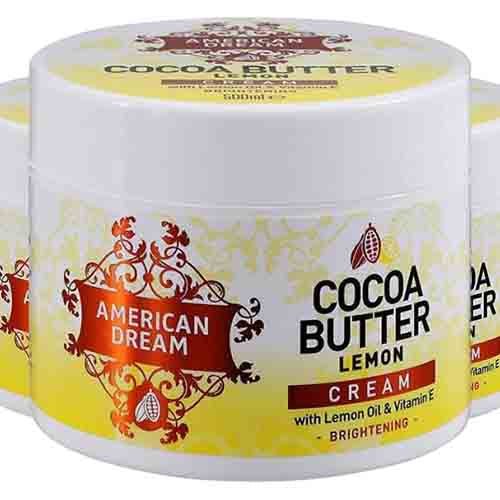 American Dream Körpercreme mit Kakao & Zitrone – Aufhellend 500ml