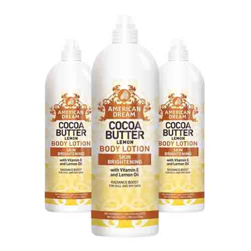 American Dream Körperlotion mit Kakaobutter & Zitrone – Feuchtigkeit 750ml