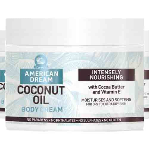 American Dream Körpercreme mit Kokosnussöl – Intensiv Feuchtigkeit 500ml