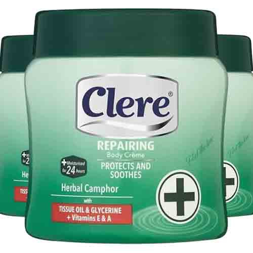 Clere Body Creme Repairing Camphor – Reparierende Pflege 500ml