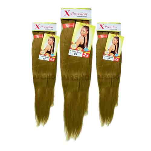 X-Pression Braid 2X 46 Inches #27 – Vorbereitet für Einfaches Flechten 500g