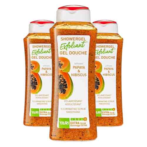 Yari Duschgel Papaya & Hibiskus – Peeling Effekt 500ml