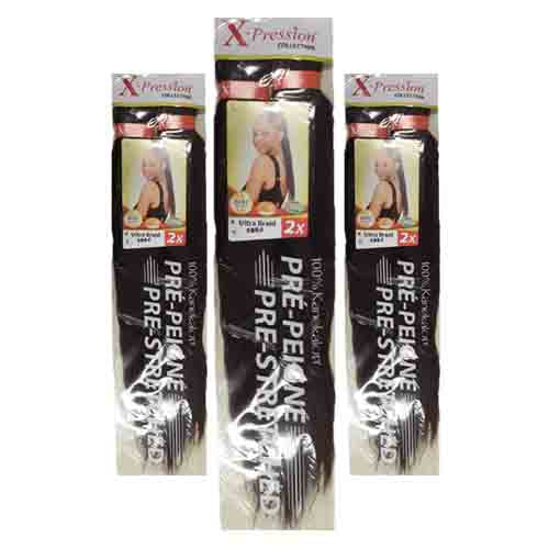 X-Pression Zopf 100J – Vor-gestreckt 100g