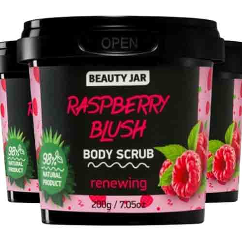 Beauty Jar Körperpeeling Raspberry Blush – Erneuernd 200g