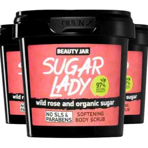 Beauty Jar Körperpeeling Sugar Lady – Feuchtigkeit 180g