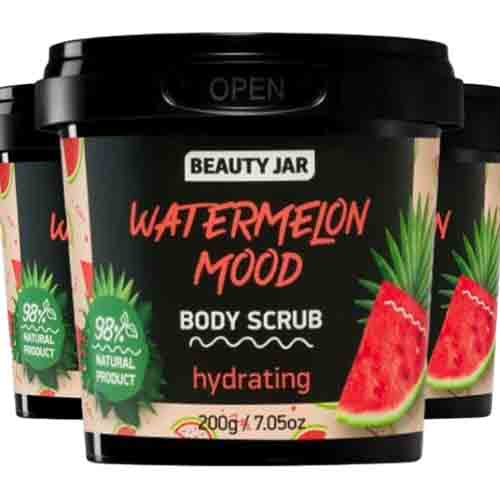 Beauty Jar Körperpeeling Watermelon Mood – Feuchtigkeit 200g