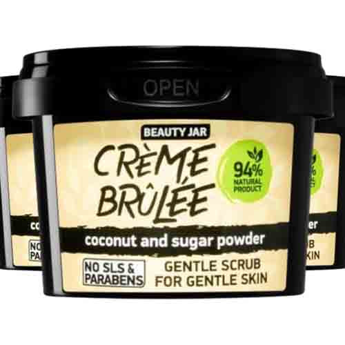 Beauty Jar Gesichtspeeling Crème Brûlée – Sanfte Exfoliation 120g