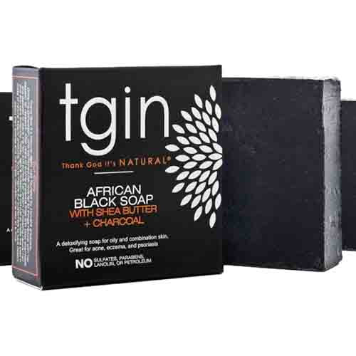TGIN Seife African Black mit Sheabutter & Aktivkohle – 113g