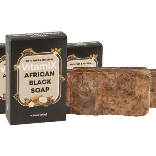 Vitamix Afrikanische Schwarze Seife – 100% Natürlich 150g
