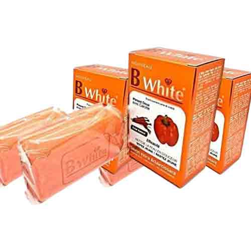 B White Extra Lightening Soap – Hellt Hauttöne auf 200g