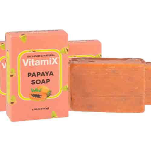 Vitamix Naturseife mit Papaya – 100% Natürlich 150g