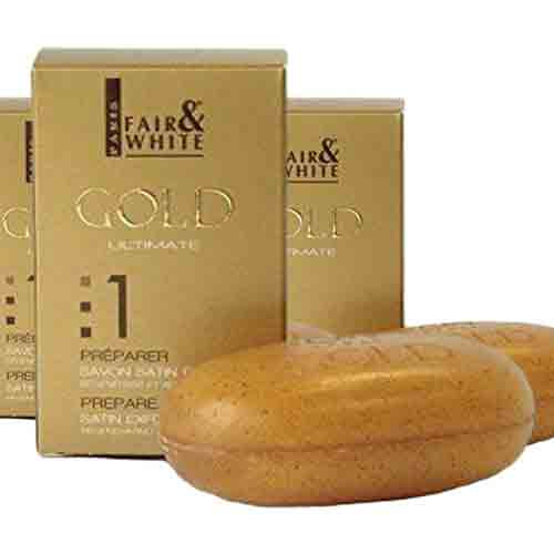 Fair & White Seifenstück Gold Ultimate 1 – Sanfte Peeling 198g