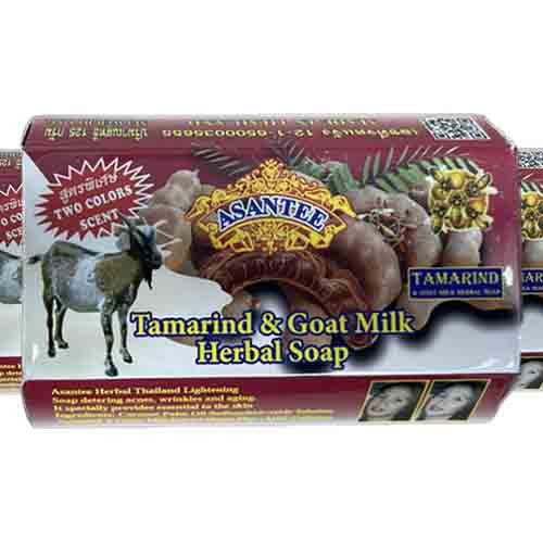 Asantee Kräuterseife mit Tamarinde & Ziegenmilch – Feuchtigkeit 125g