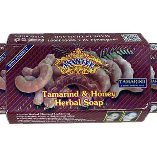 Asantee Kräuterseife mit Tamarinde & Honig – Pflege 125g