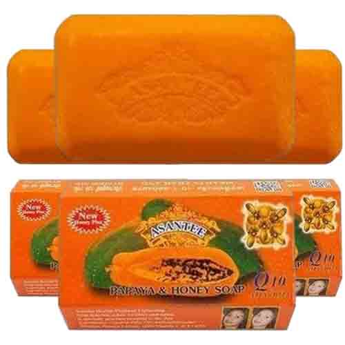 Asantee Seife mit Papaya & Honig – Feuchtigkeit 125g