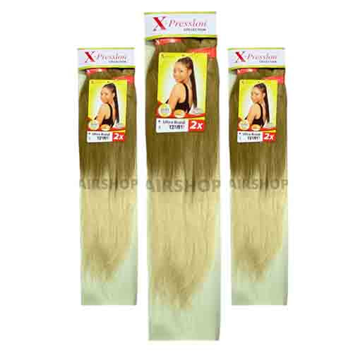 X-Pression Zopf 2X 46 Zoll #T27/613 – Vorgezogen 200g