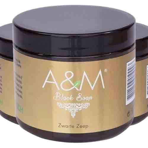 A&M Schwarze Seife – Tiefenreinigung 200g