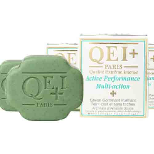 QEI+ Exfolierendes Aufhellungsseife mit Süßmandel – 200g