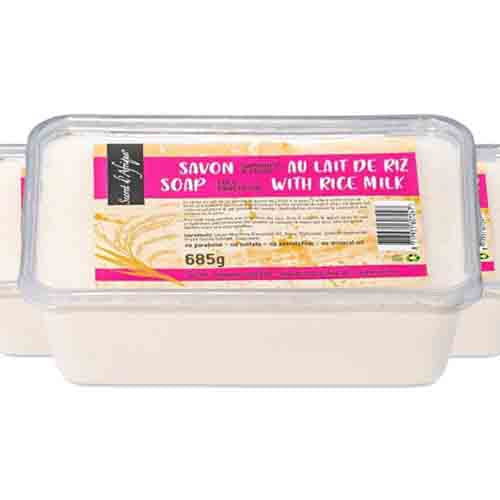 Secret d'Afrique Seife mit Reis Milch – Kaltgepresst 685g