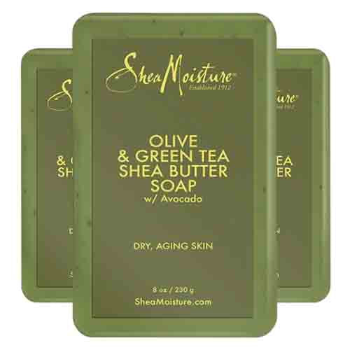 Shea Moisture Oliven- & Grüner Tee Seife – Feuchtigkeit 227g