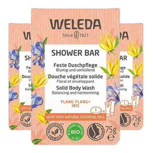 Weleda Duschbar Ylang Ylang Iris – 100% Natürlich 75g