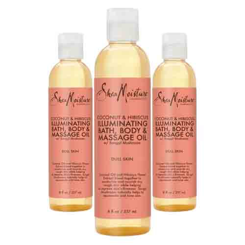 Shea Moisture Massageöl mit Kokos & Hibiskus – Feuchtigkeit 237ml