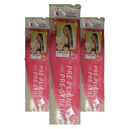 X-Pression Haarverlängerung Pre-Stretched Braid Pink – 100g