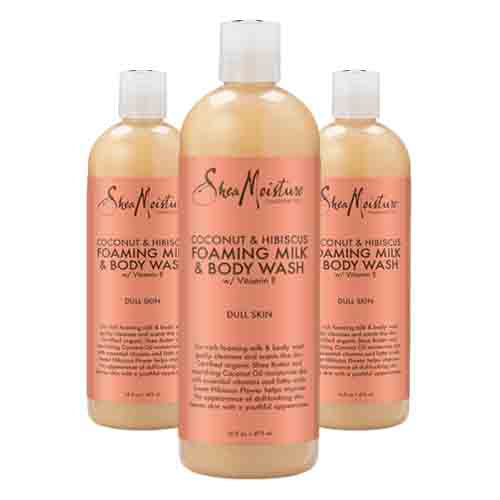 Shea Moisture Duschgel mit Kokos & Hibiskus – Feuchtigkeit 384ml