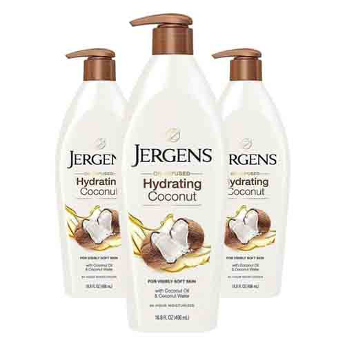 Jergens Feuchtigkeitsspendende Lotion mit Kokos & Argan – 621ml