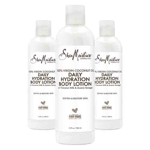 Shea Moisture Lotion mit 100% Virgin Kokosnussöl – Feuchtigkeit 384ml