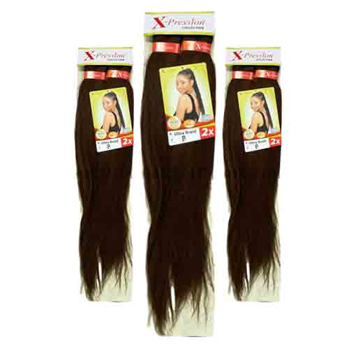 X-Pression Flechtwerk 2X 46 Zoll #8 – Vorgezogen 340g