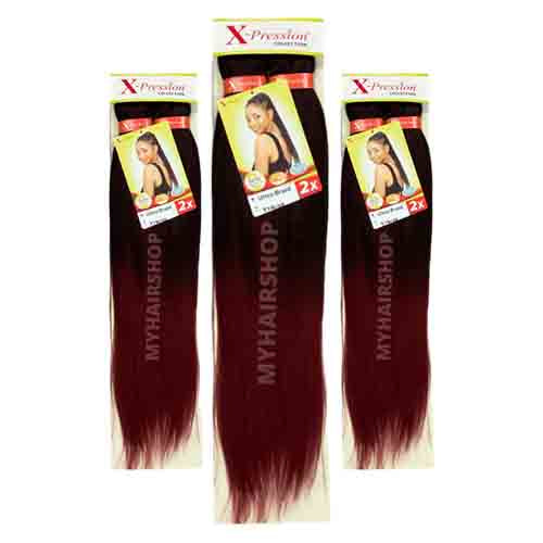 X-Pression Braiding Hair T1B-39 – Vorgezogene Zöpfe 100g