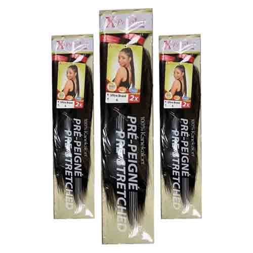 X-Pression Pre-Stretched Braid 4 – Hochwertige Haarverlängerung 100g