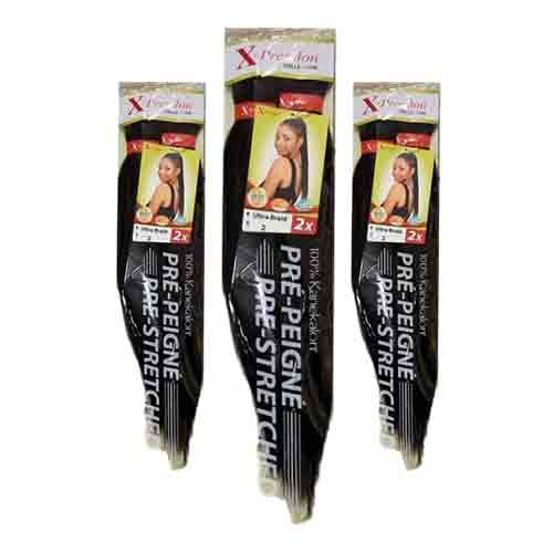 X-Pression Pre-Stretched Braid 2 – Vorbereitetes Flechtwerk 100g