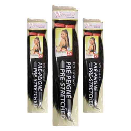 X-Pression Pre-Stretched Braid 1 – Hochwertige Flechtfrisur 100g