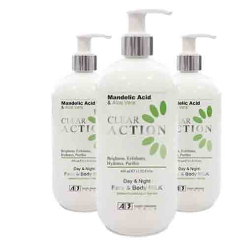 Clear Action Body Milk – Feuchtigkeit für Gesicht & Körper 400ml