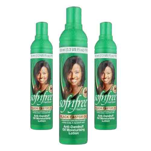 Sof n'free Feuchtigkeitsspendende Lotion mit Rizinusöl – Anti-Schuppen 350ml