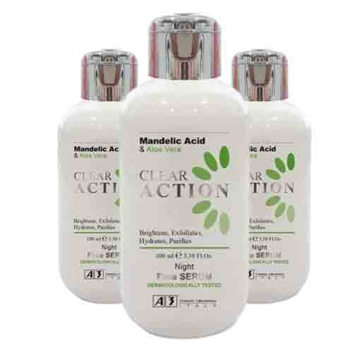 Clear Action Nacht Gesichtsserum – Feuchtigkeit 100ml
