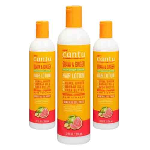 Cantu Feuchtigkeitsspendende Haarlotion mit Guave & Ingwer – 355ml